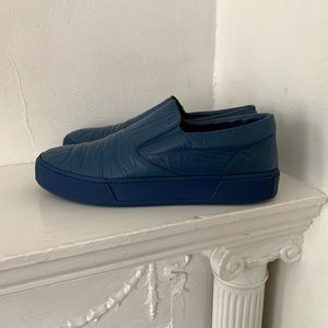 Balenciaga Blue Slip-on Shoes!